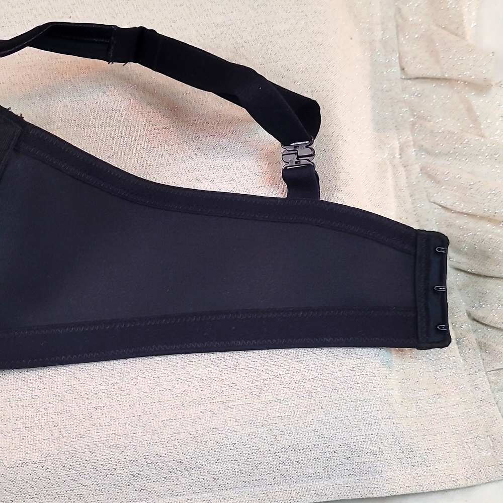 Wireless Black Bra 38D Elegant Bra Office wear - Picture 9 of 13